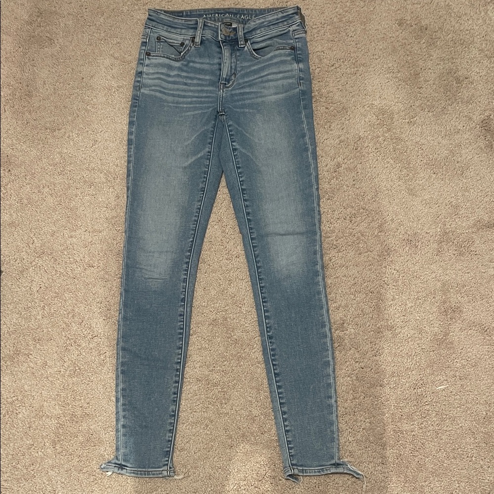American Eagle Outfitters Light Blue Skinny Jeans